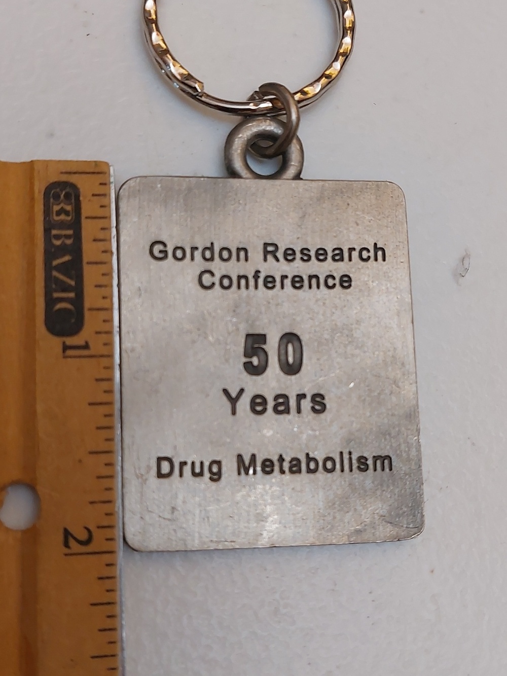 Holderness School Gordon Research Conference Collectible Pewter Keychain - Picture 5 of 6